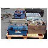 Skid of Tools and Hardware, Electric cords, limb