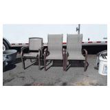 4-Outdoor Chairs, well used condition and sells