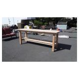 Nice Shop or other Work Table, 4x4 post legs,