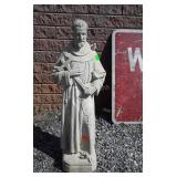 Concrete Garden Decor Statue St Francis,