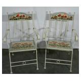 Tile mosaic folding chairs, heavy weight