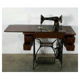 Singer pedal sewing machine with stand. Missing