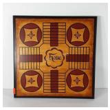 Painted folk art game board by Alice Potter,