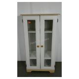 Laminate two door cabinet, 48" tall, 3 adjustable