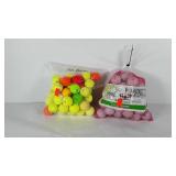 Golfballs, includes one bag of 50 used color golf