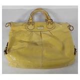 Yellow coach purse, not authenticated by hash