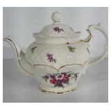 Crown Dorset painted china teapot,  made in