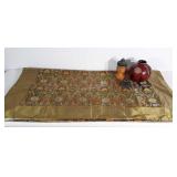 Buddhist head (8" tall) and metal pendant (4"