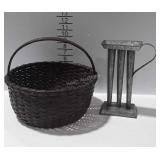 Nice Splint Gathering Basket, and for decor