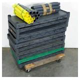 Plastic shelving, enough parts to make multiple