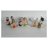 Figurines group. All but two are Homco. The other