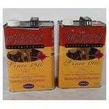 Two 1 gal Waterlox original wood sealer/finish