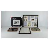 Group of picture frames including collage frame,