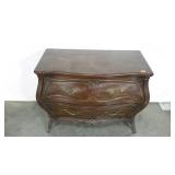 Bombay two drawer chest, 18 x 36 x 27