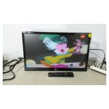 LG 24" TV monitor with rrmote. Tested and works.