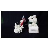 Department 56 snow babies figurines, two include