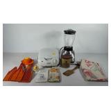 Kitchenwares, includes Oster blender, black and