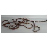 JD Imports leather horse chest collar and bridle