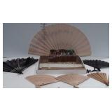 Vanity Lot, Sewing box with some thread, 6 Hand