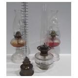 4 Oil Lamps