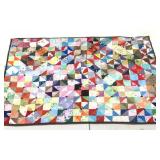 Knotted Quilted throw, good condition for it