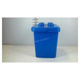 Lego tote full of Lego pieces