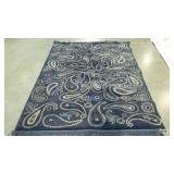 Ikea area rug, paisley pattern, 5