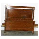 Vaughan Furniture Co full/queen bed. Headboard,