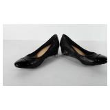 Cole Haan black wedge shoes, ladies size 8, with