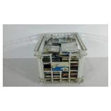 Crate of cds, includes a carry case