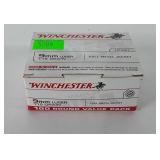 Ammo, Winchester 9mm Luger 115 grain