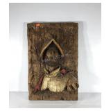 Conquistador wall hanging, poly styrofoam