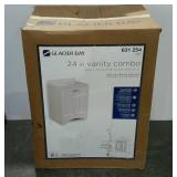 Glacier Bay 24" vanity combo, in package, does