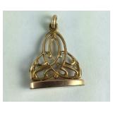 Gold filled watch fob