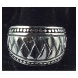 Size 12 stainless steel ring