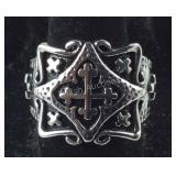 Size 10 stainless steel ring