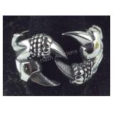 Size 13 stainless steel claw ring