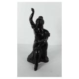 Salsa dancer sculpture, artist signed and dated,