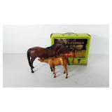 Breyer animal creations thoroughbred mare and