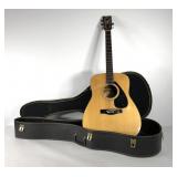 Yamaha guitar with case, model FG-411, missing