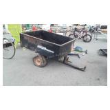 Craftsman 14cuft Lawn Tractor Dump Cart, used