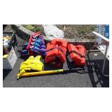 5 Life Jackets one poly Ore included