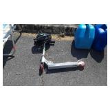 Razor Scooter with Safety Helmet