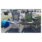 Two Folding Camping chairs in used condition