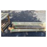 2x4x8ft Boards. 9 total boards, Pressure treated