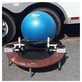 Exercise Trampoline, and Tiko 65 Ball, plus
