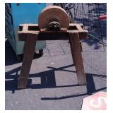 Keystone Grinding Wheel on Stand, hand crank