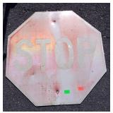 Stop Sign, faded Color