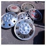 Wheel Covers, 2  Mercedes hub caps, 3 wheel