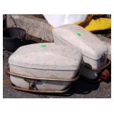 Pair of vintage Shoei Motorcycle Side Bags